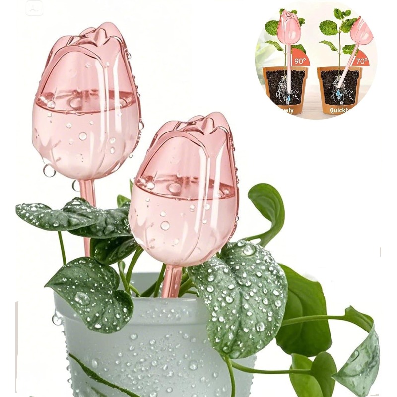 Plant Sensor - Pink Tulip Plant Watering Balls Watering