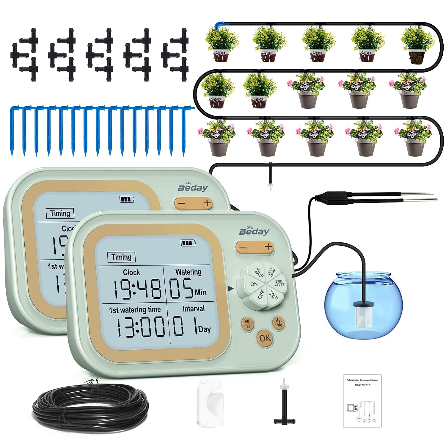 Plant Sensor - Auto Plant Watering System for 15