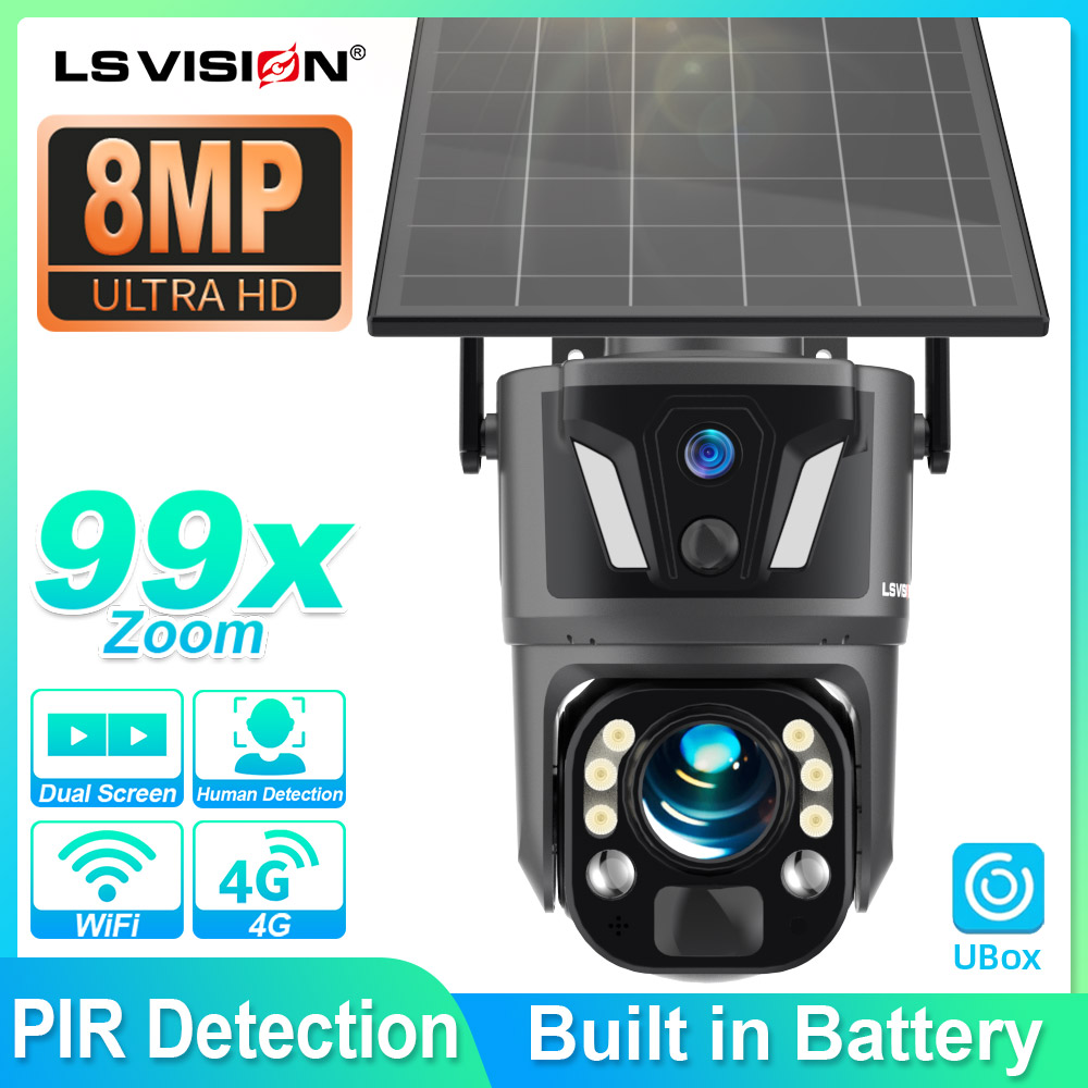 Garden Camera - LS VISION 4K 8MP Outdoor Home