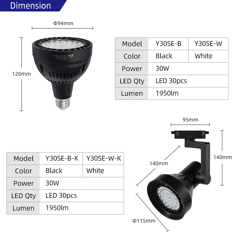 Grow Light Led - Y30SE Full Spectrum Aluminum Led Aquarium