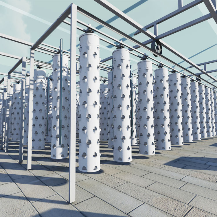 Hydroponic Tower - Smart Hanging Column Hydroponic Rotating Tower