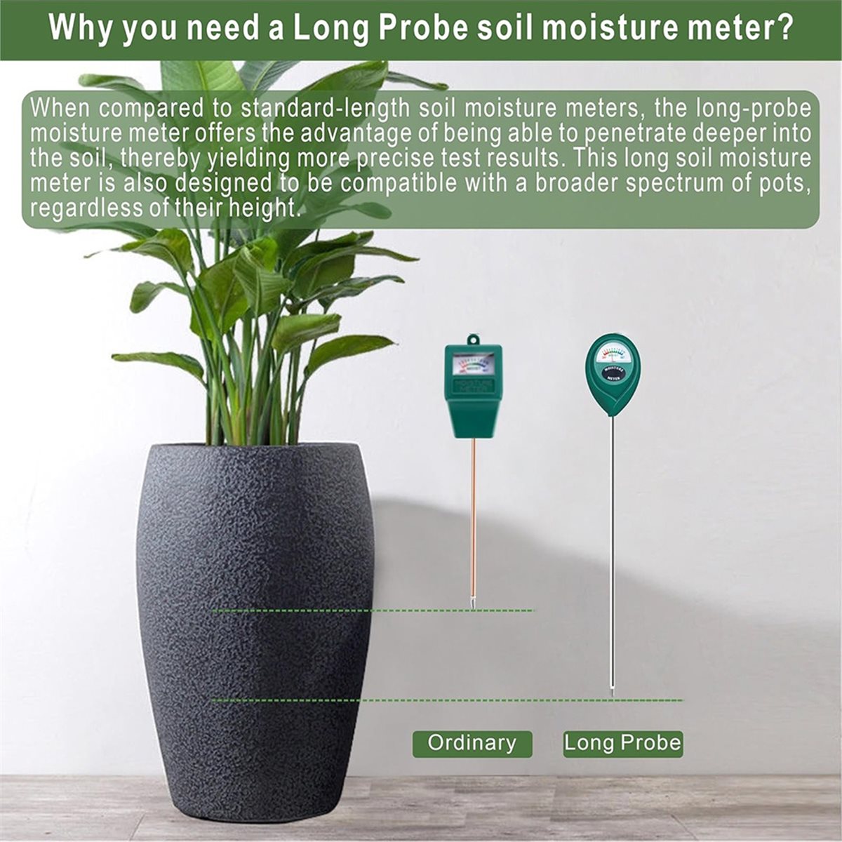 Plant Sensor - LNHF Long Probe Deep Use Soil