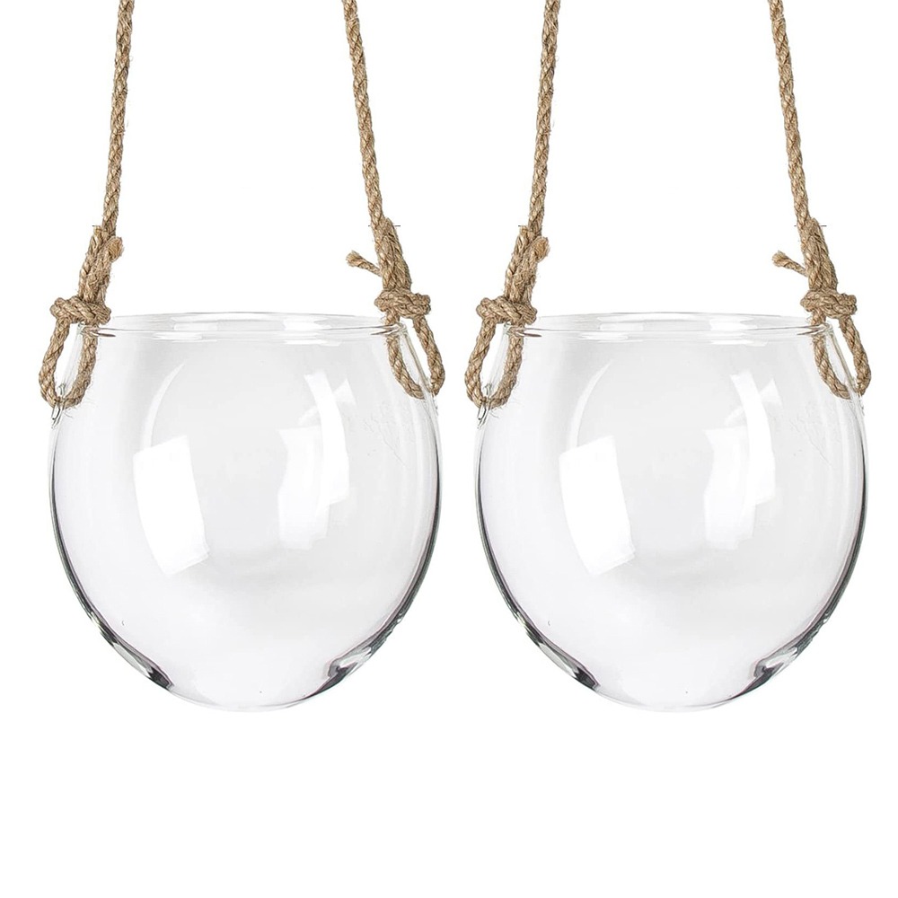 Hydroponic Grow Pod - Transparent Hydroponic Hanging Vase Glass Exquisite