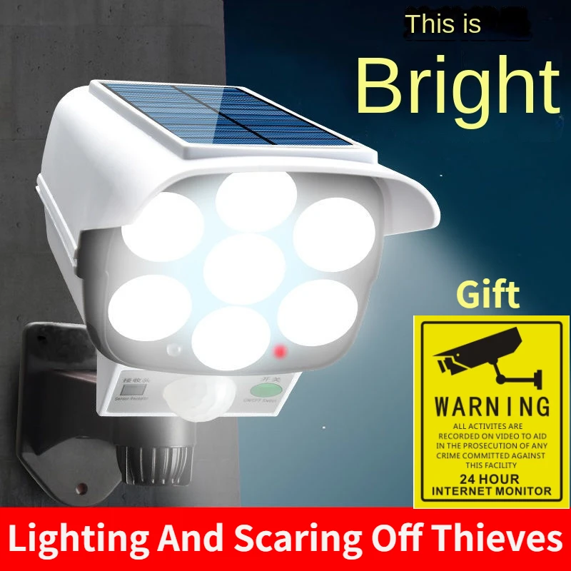 Garden Camera - Outdoor Solar Light Motion Sensor Security