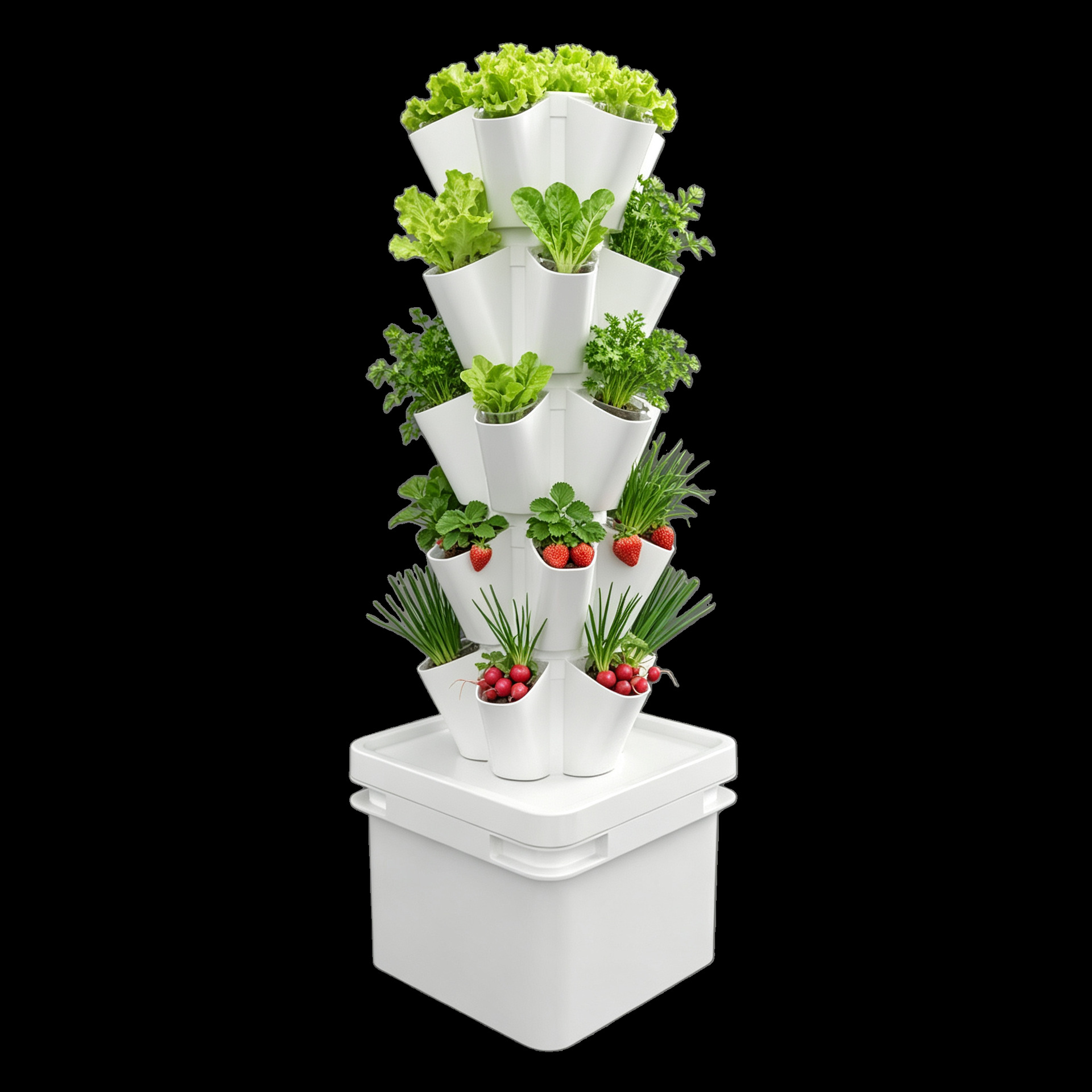 Hydroponic Tower - 8L Desktop Hydroponic Tower Soilless Cultivation