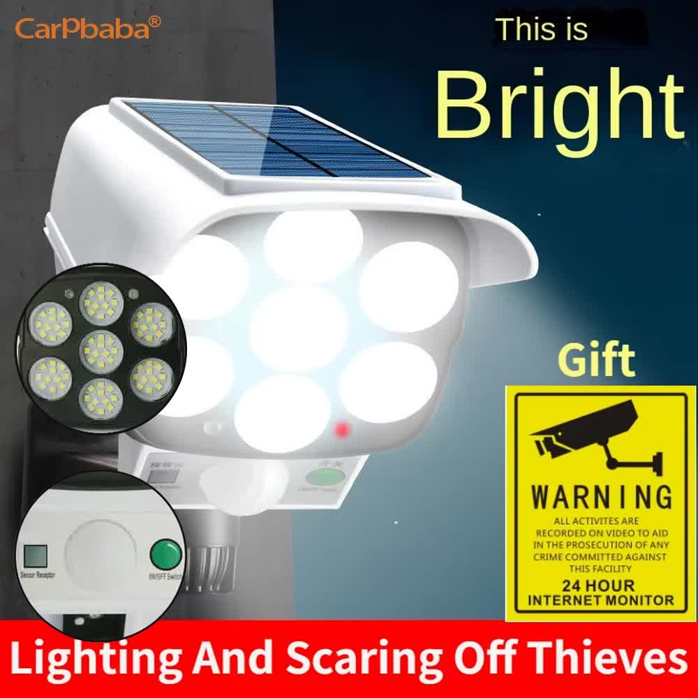 Garden Camera - Outdoor Solar Light Motion Sensor Security