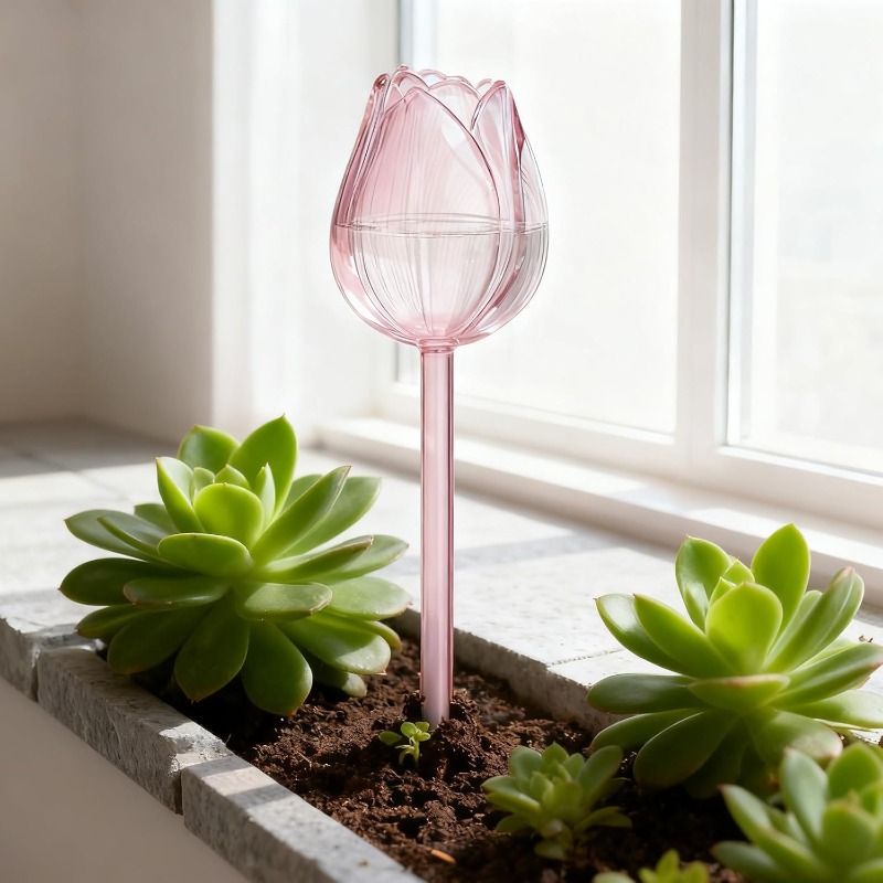 Pink Tulip Plant Watering Ball - Plant Sensor ulasan dan harga