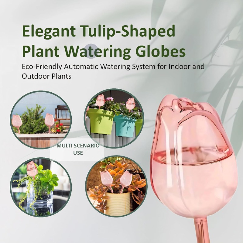 Pink Tulip Plant Watering Ball - Plant Sensor ulasan dan harga