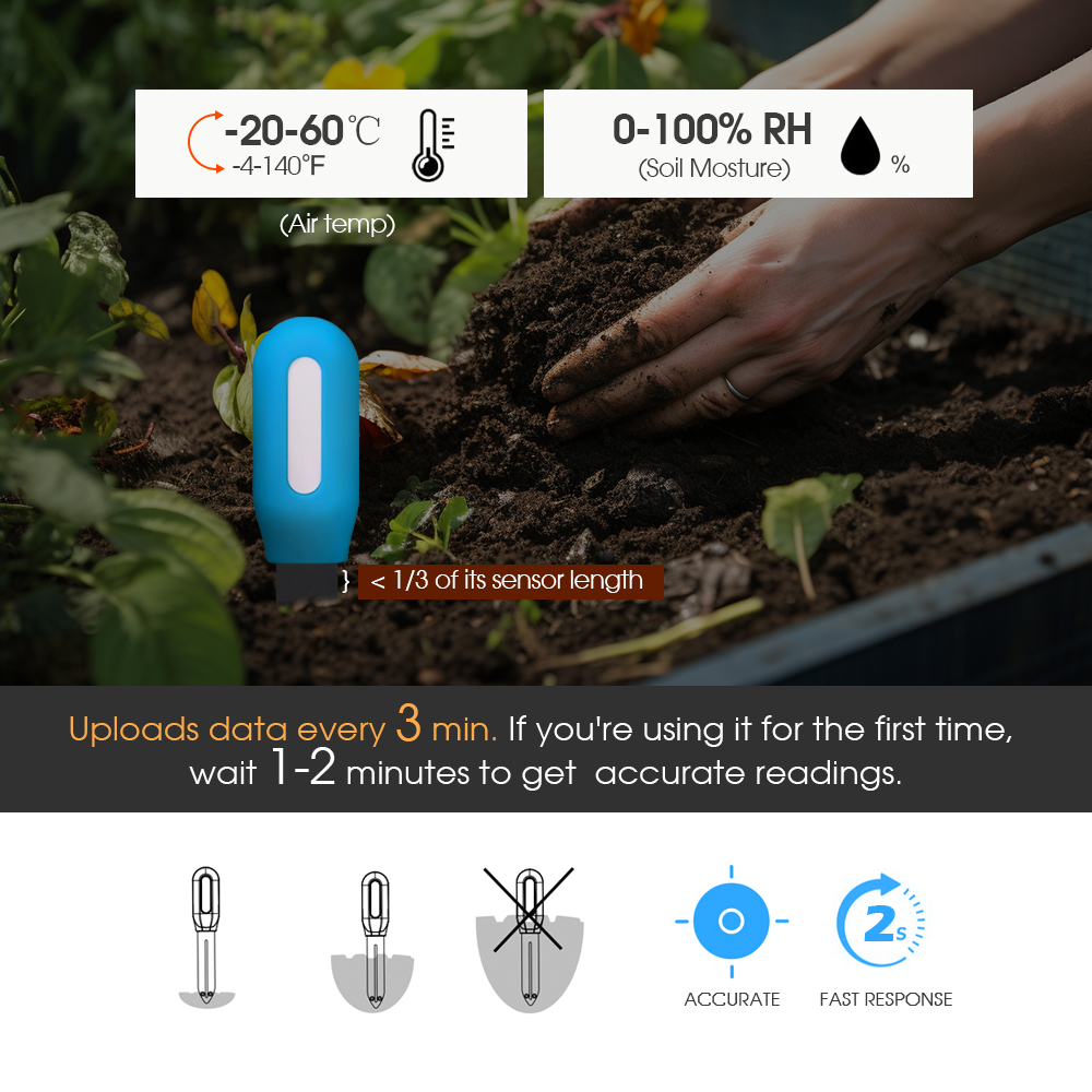 Smart Zigbee Soil Sensor for H - Plant Sensor ulasan dan harga