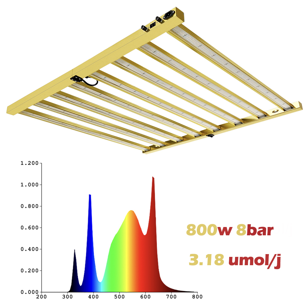 TIDESTAR 800w UV/IR LED Grow L - Grow Light Led ulasan dan harga