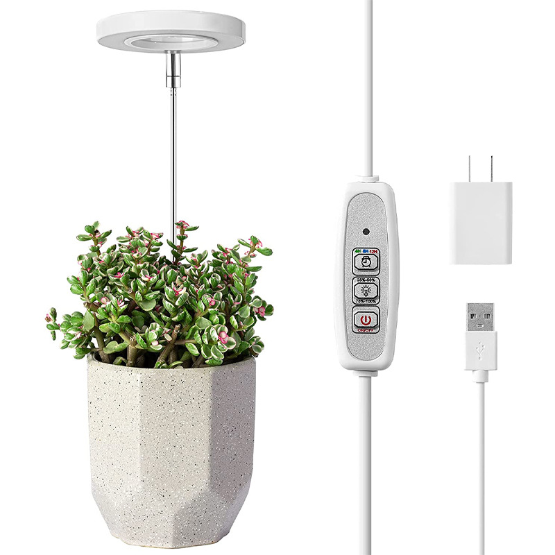 Timing Dimmable Angel Ring LED - Plant Grow Light Full Spectrum ulasan dan harga