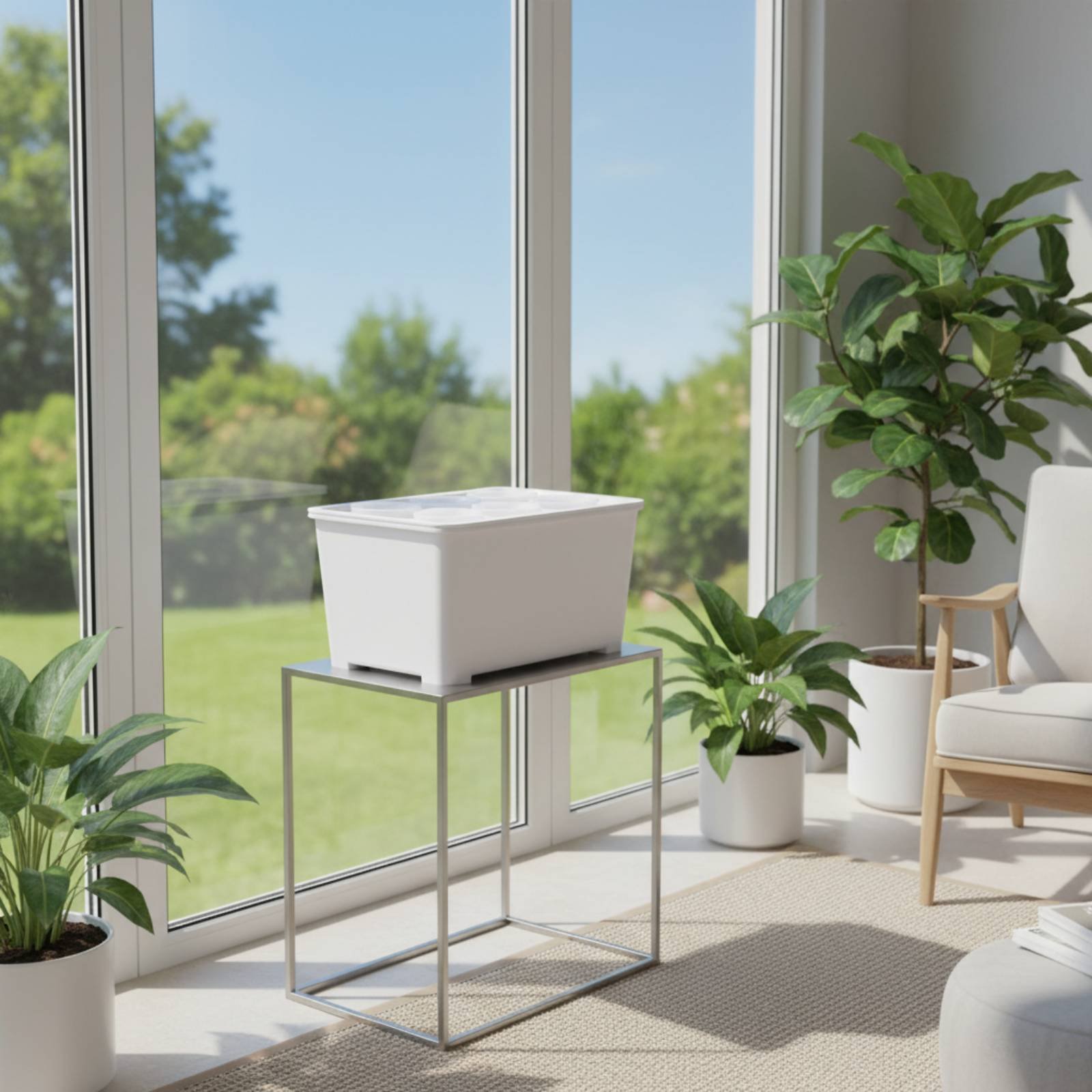 Hydroponic Planting Box Sunlig - Indoor Garden Kit ulasan dan harga