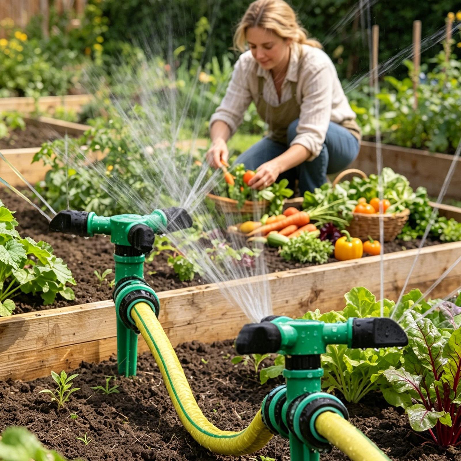 Automatic Rotating Water Sprin - Automatic Watering ulasan dan harga