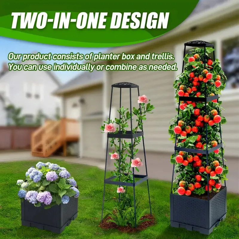 Tomato tower with self waterin - Hydroponic Tower ulasan dan harga