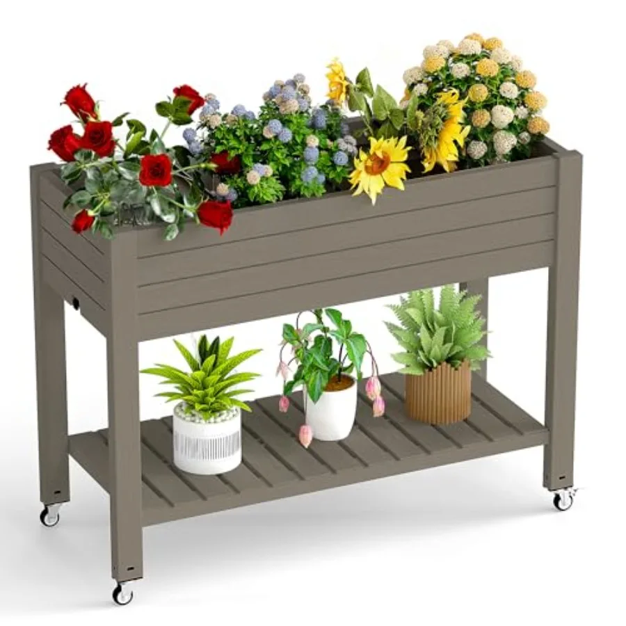 Raised Garden Bed with Legs, 3 - Self Watering Planter ulasan dan harga