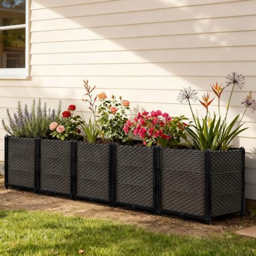 Outdoor self-watering raised p - Self Watering Planter ulasan dan harga