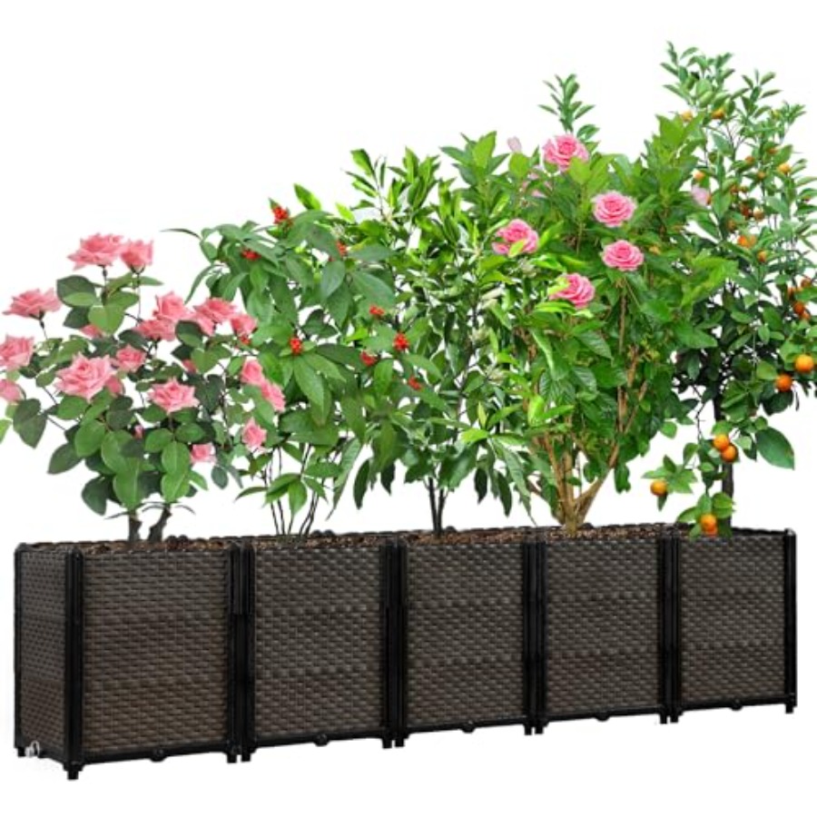 Outdoor self-watering raised p - Self Watering Planter ulasan dan harga