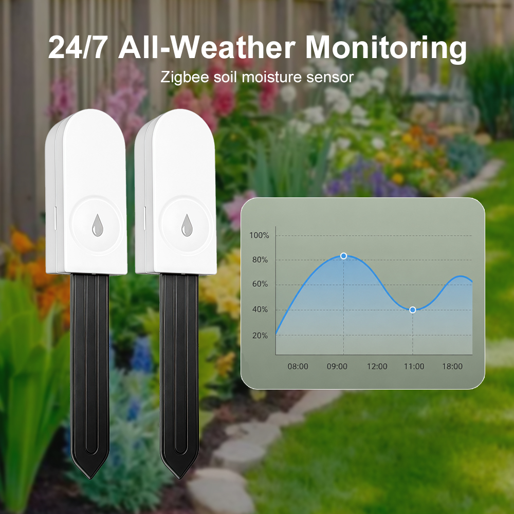 Zigbee 3.0 Soil Moisture Senso - Smart Garden System ulasan dan harga