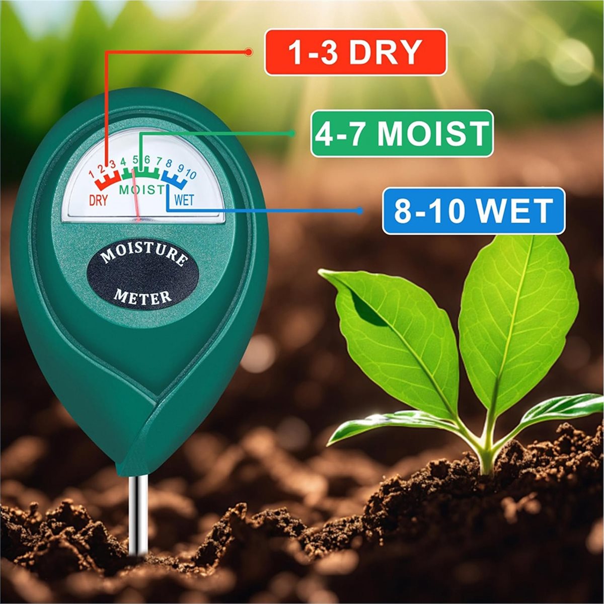 LNHF Long Probe Deep Use Soil  - Plant Sensor ulasan dan harga