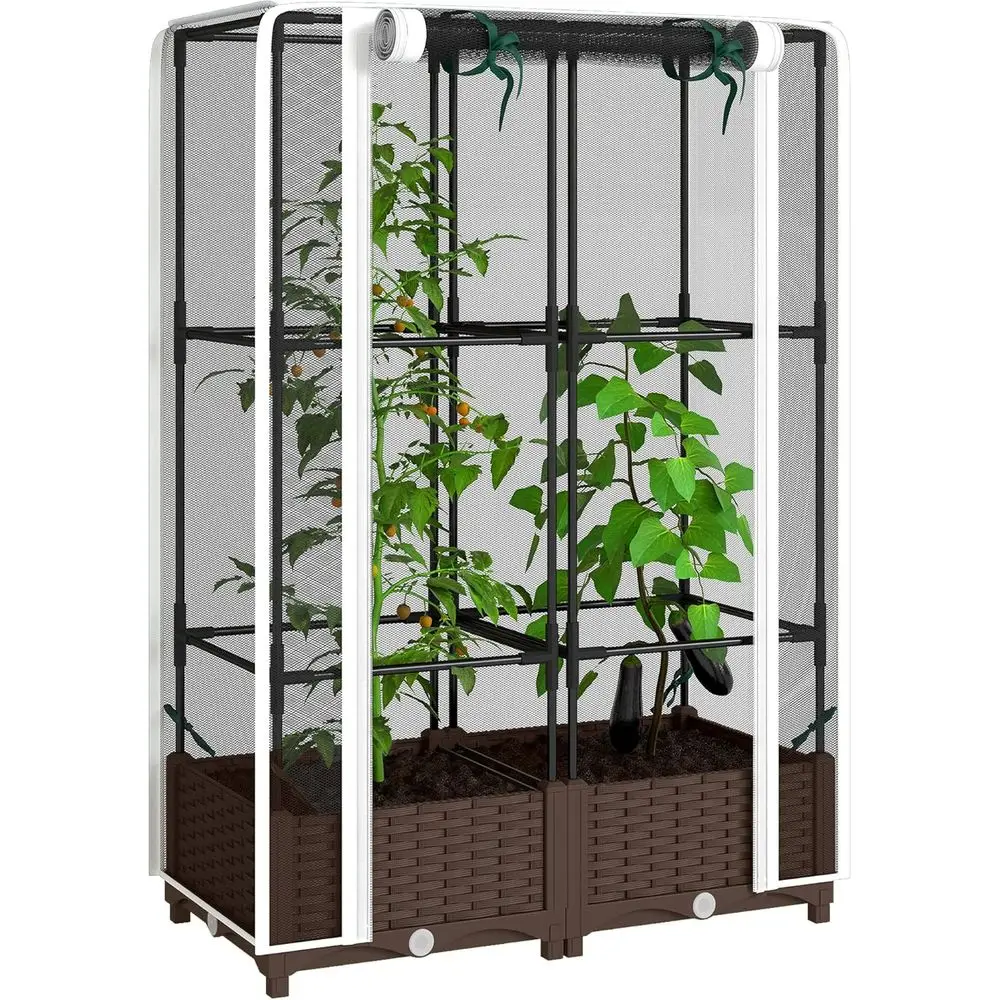 Elevated Garden Bed with Trell - Self Watering Planter ulasan dan harga