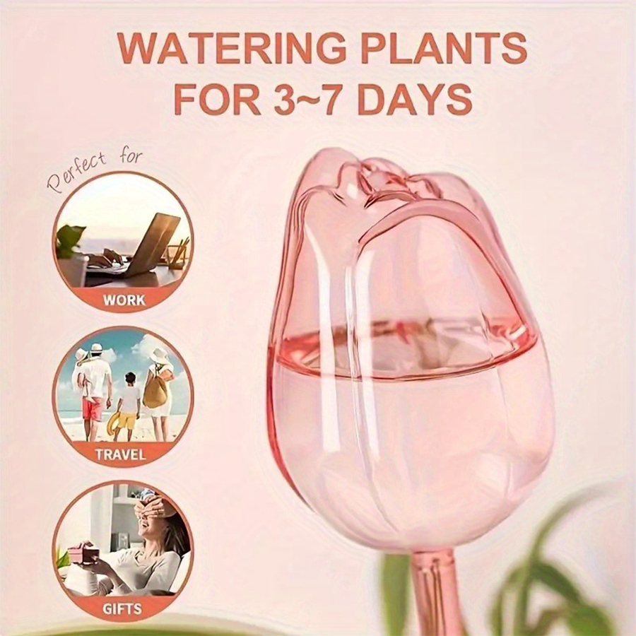 Transparent Thick PET Tulip Sh - Self Watering Planter ulasan dan harga