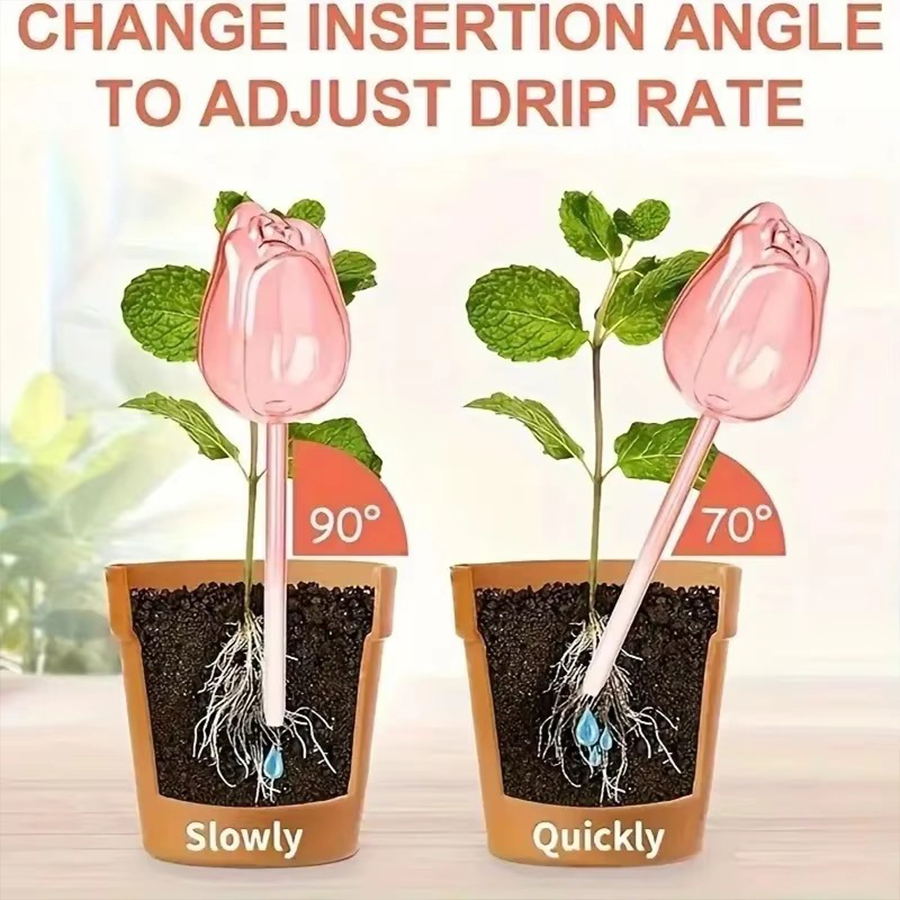 Transparent Thick PET Tulip Sh - Self Watering Planter ulasan dan harga