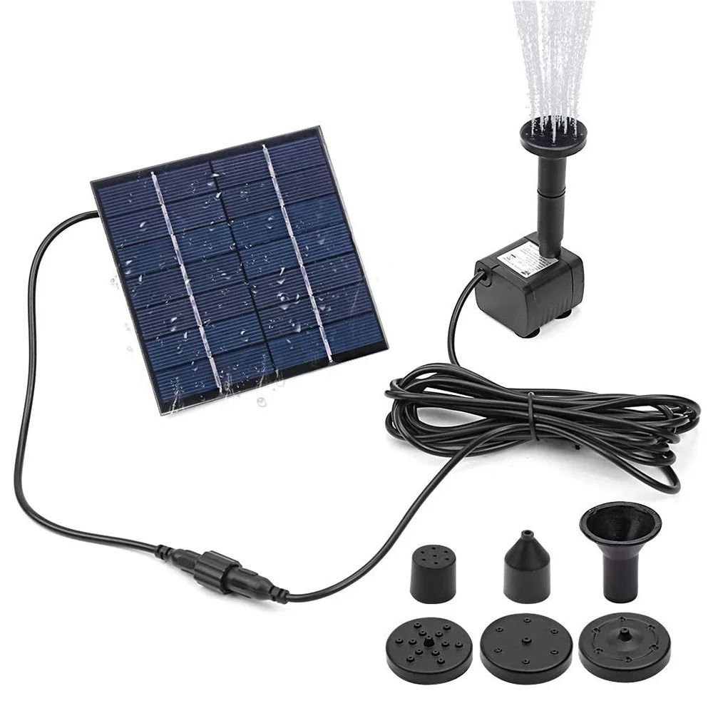 1.4W Mini Solar Fountain Pump  - Indoor Garden Kit ulasan dan harga