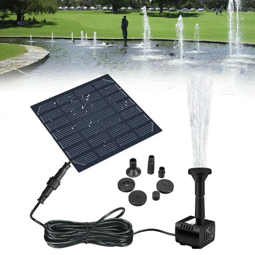 1.4W Mini Solar Fountain Pump  - Indoor Garden Kit ulasan dan harga
