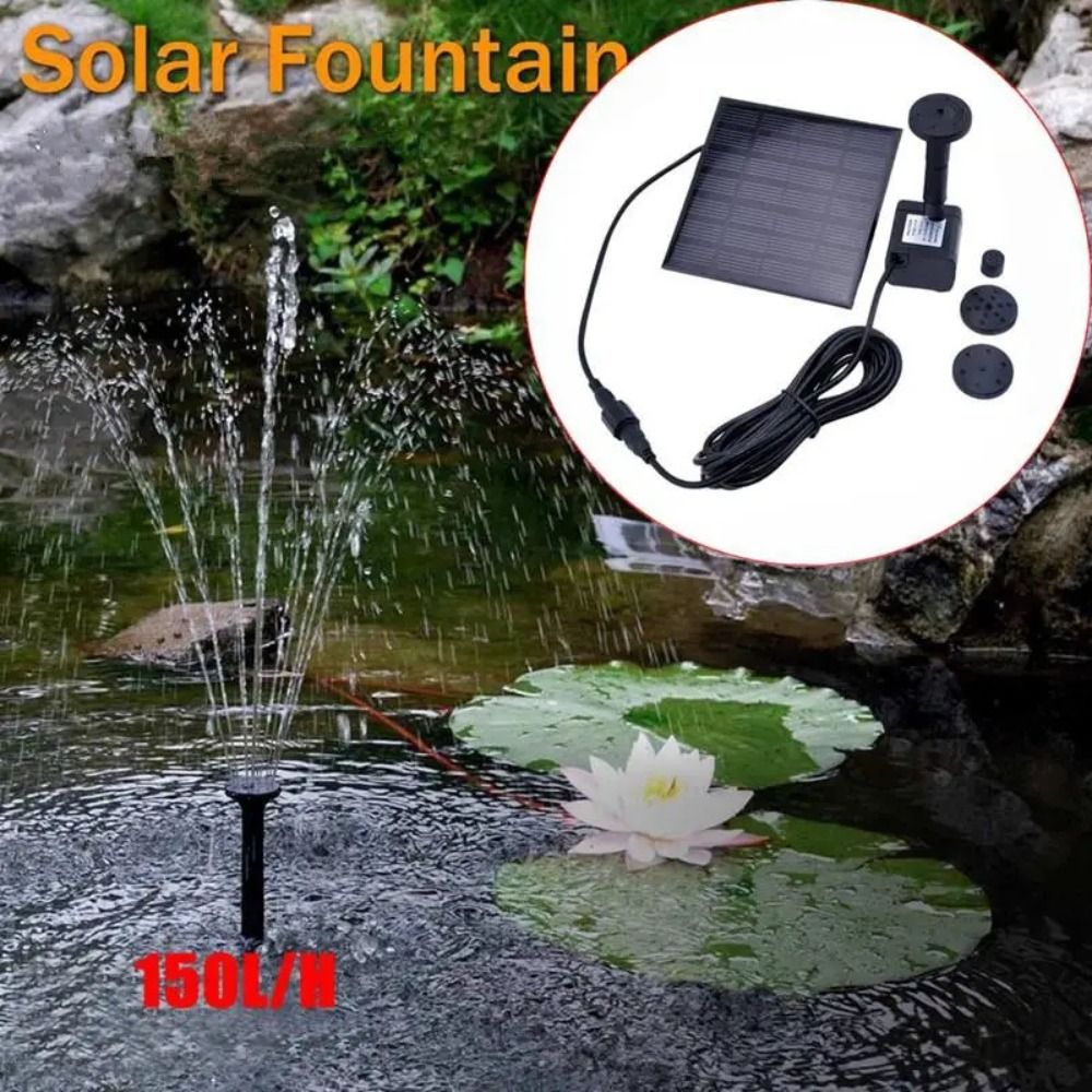 1.4W Mini Solar Fountain Pump  - Indoor Garden Kit ulasan dan harga