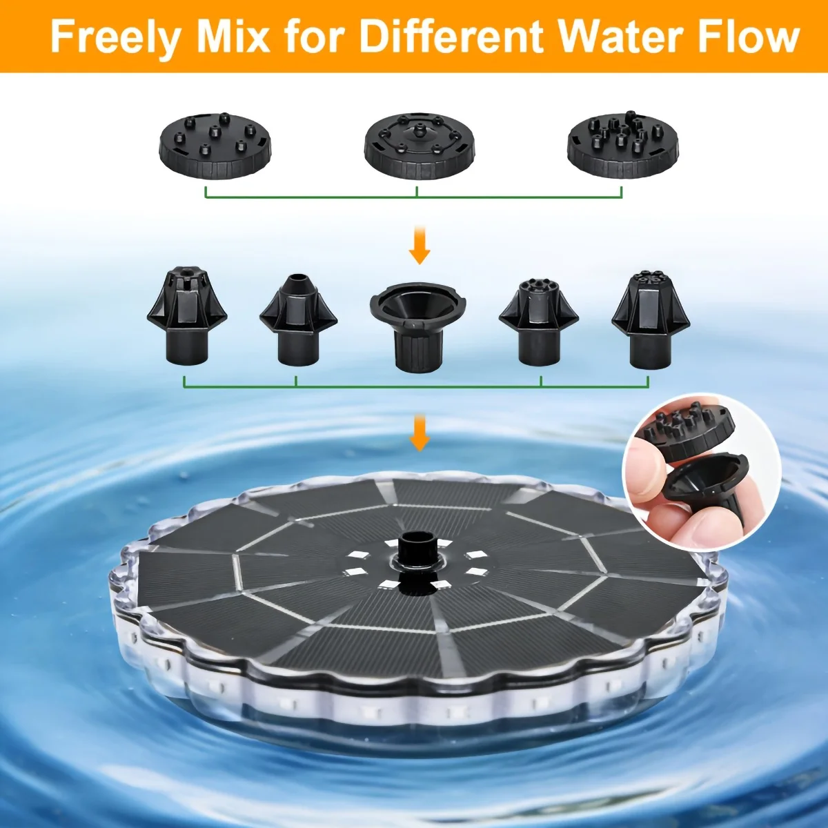 3.5W Outdoor Solar Fountain fo - Indoor Garden Kit ulasan dan harga
