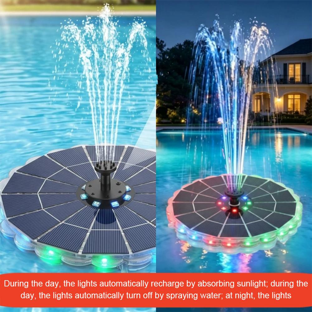 3.5W Outdoor Solar Fountain Pu - Indoor Garden Kit ulasan dan harga