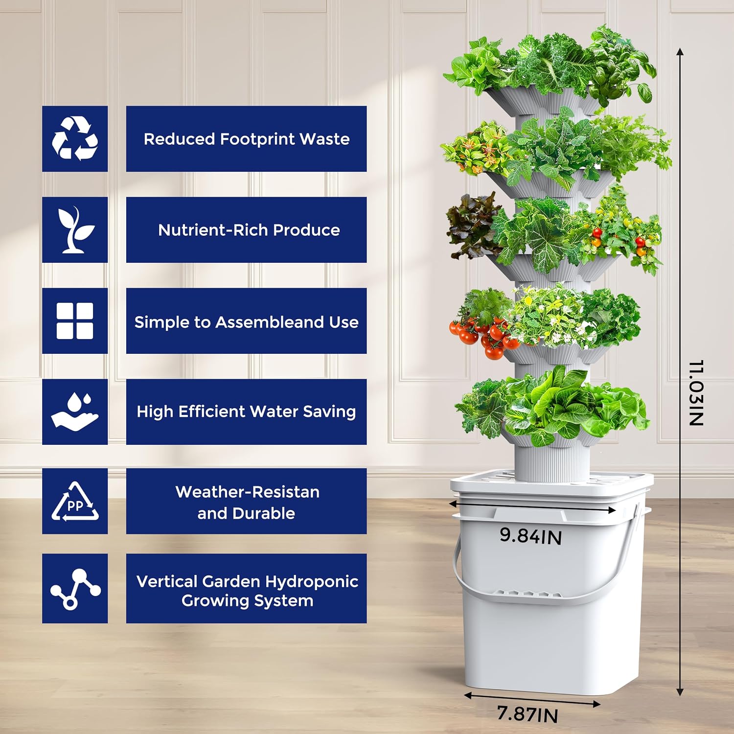 Hydroponics Growing System Kit - Indoor Garden Kit ulasan dan harga