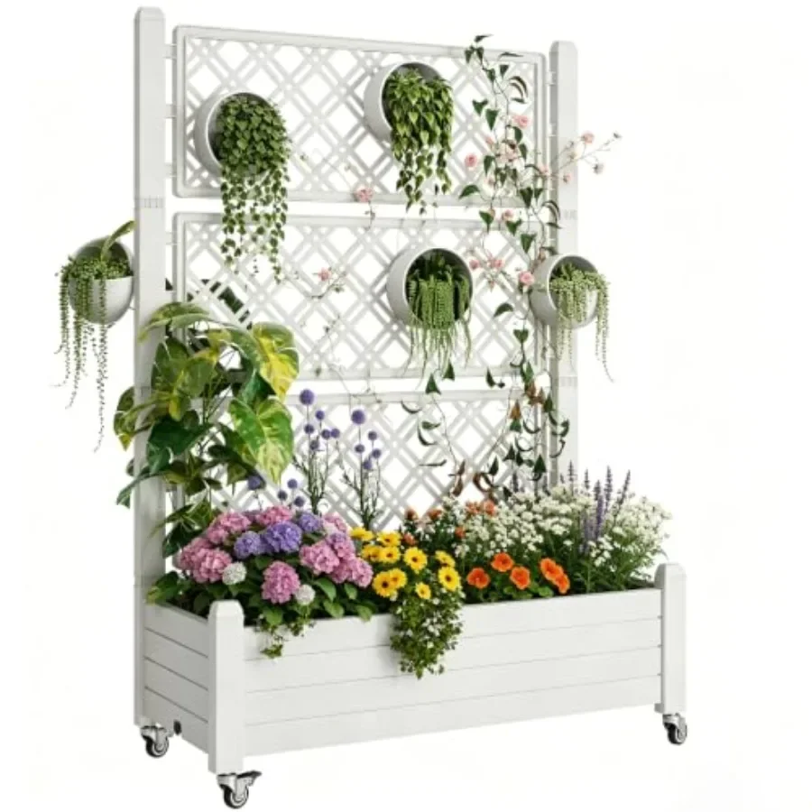 Trellis Raised Garden Bed, Sel - Self Watering Planter ulasan dan harga