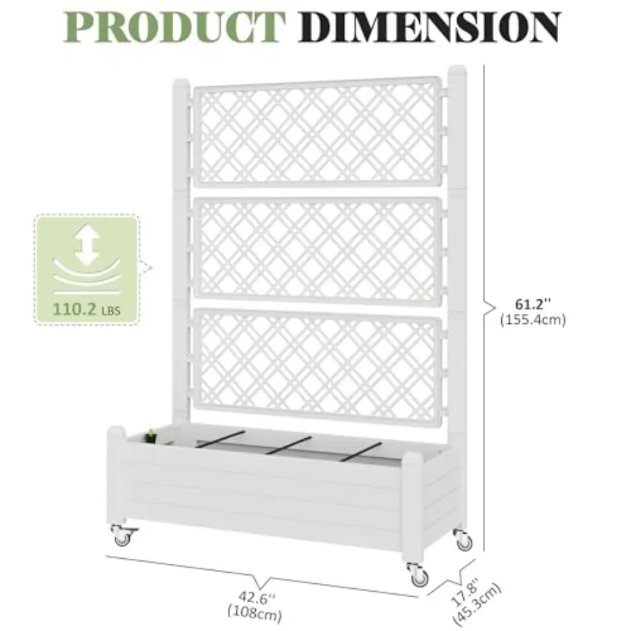 Trellis Raised Garden Bed, Sel - Self Watering Planter ulasan dan harga