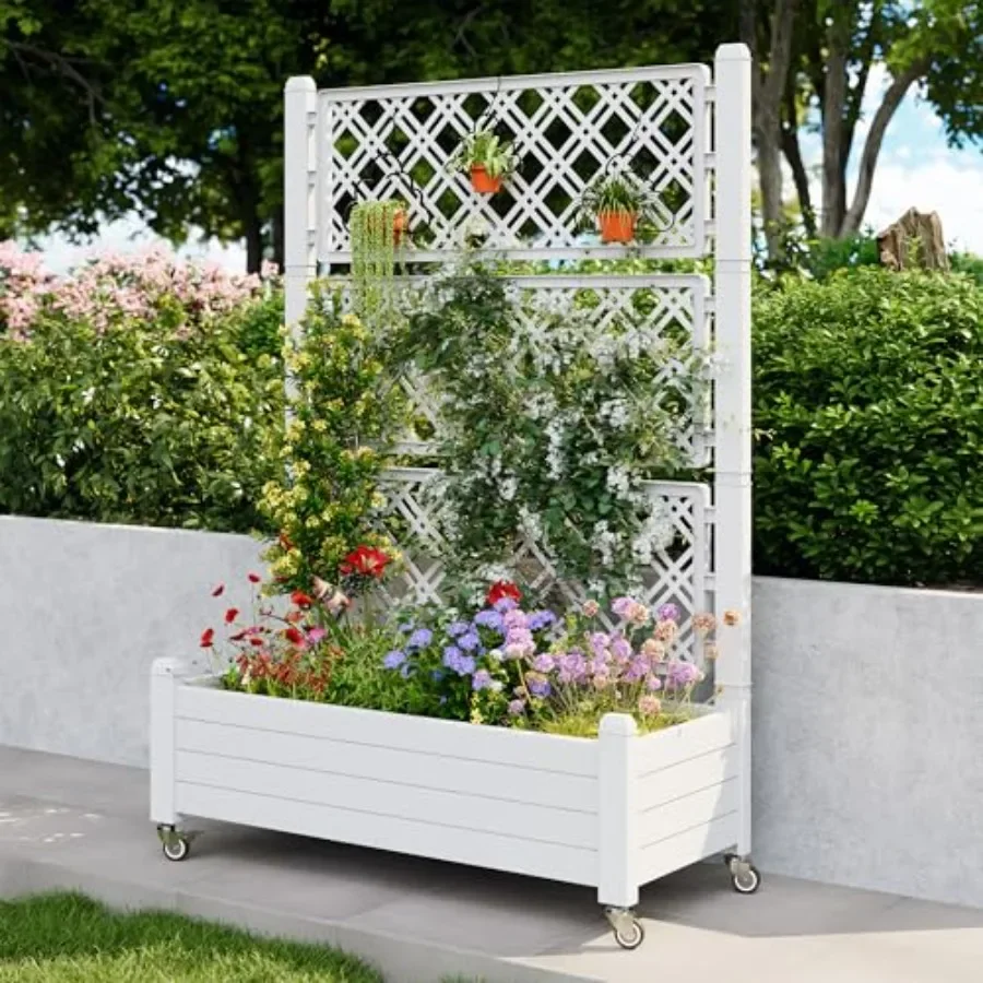 Trellis Raised Garden Bed, Sel - Self Watering Planter ulasan dan harga