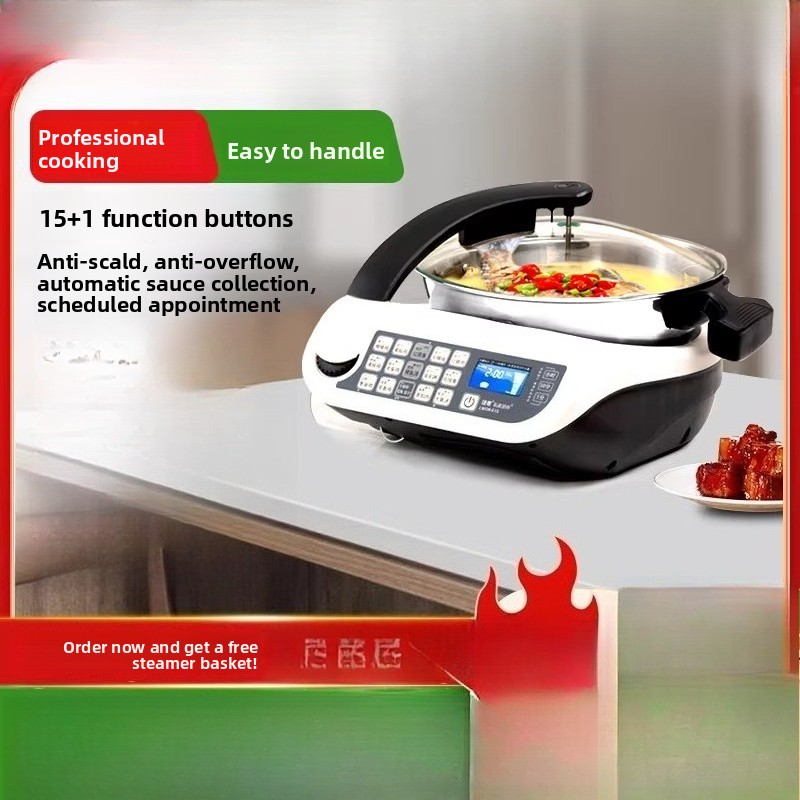E15 Smart Cooking Robot, Large - Smart Pot ulasan dan harga