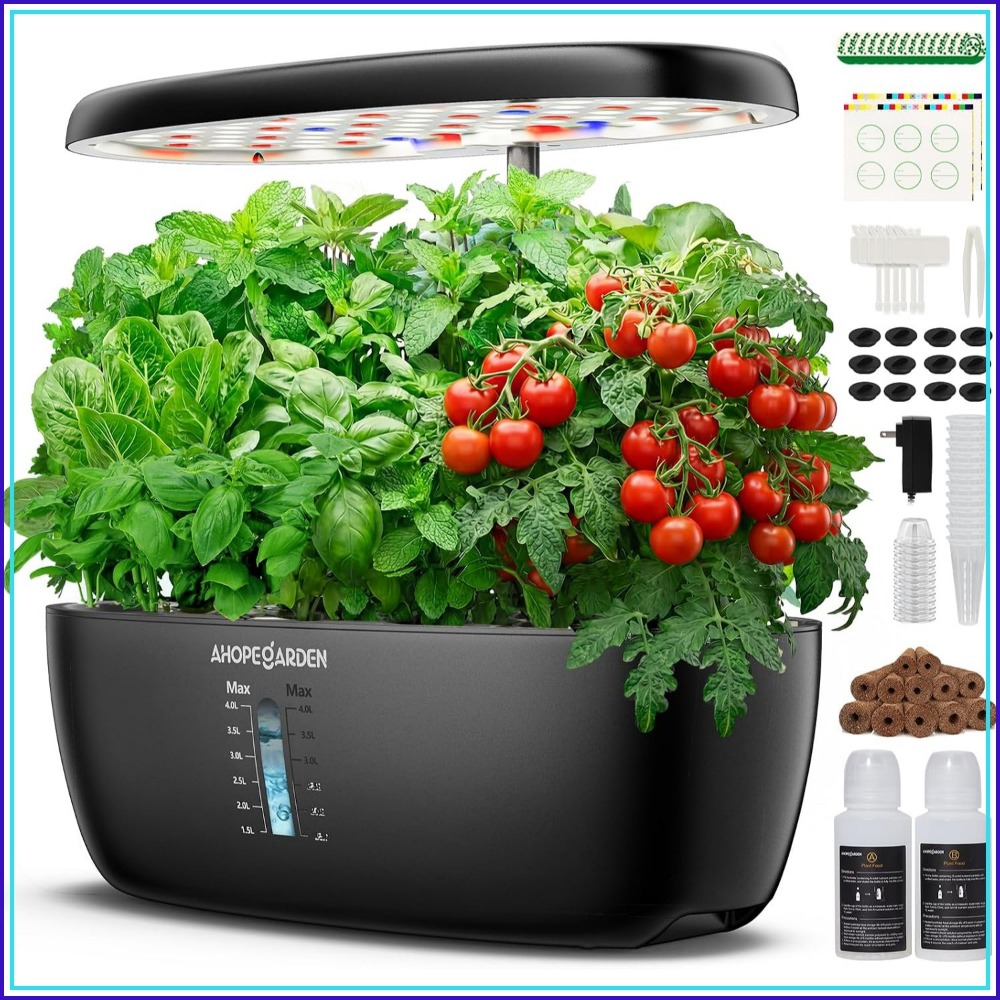 12 Pod Hydroponic Garden with  - Indoor Garden Kit ulasan dan harga