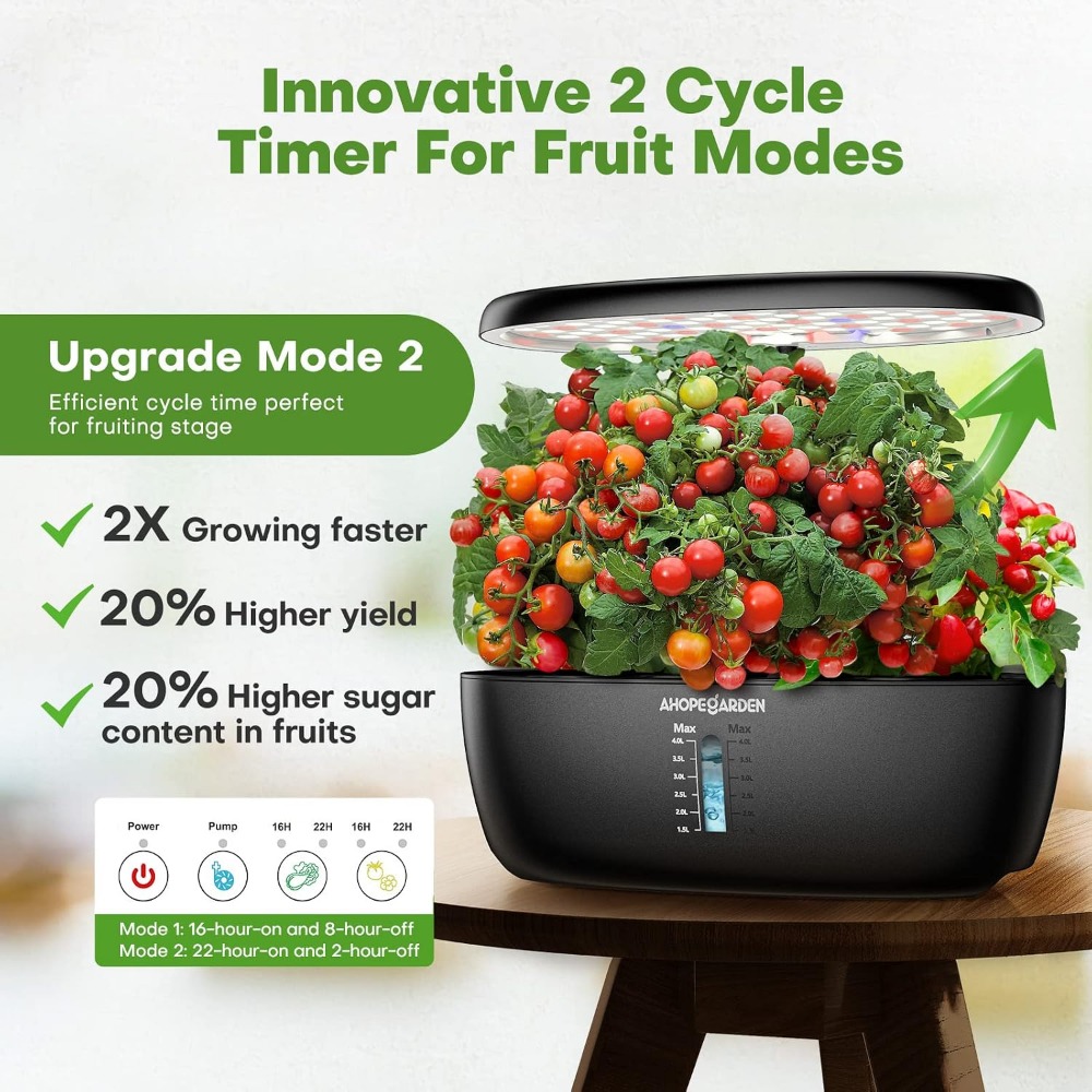 12 Pod Hydroponic Garden with  - Indoor Garden Kit ulasan dan harga