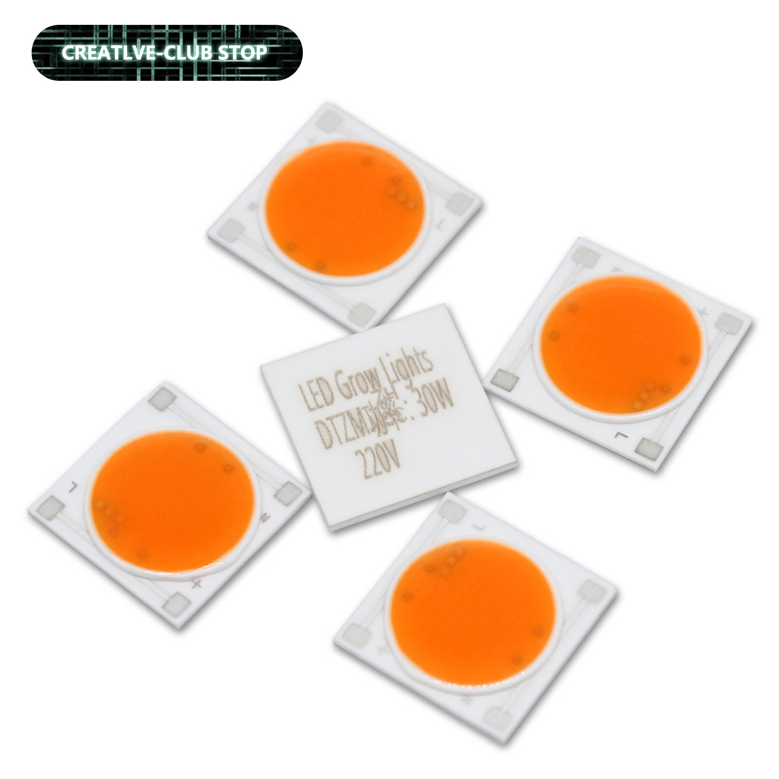 5pcs Ceramics Base LED COB Chi - Plant Grow Light Full Spectrum ulasan dan harga