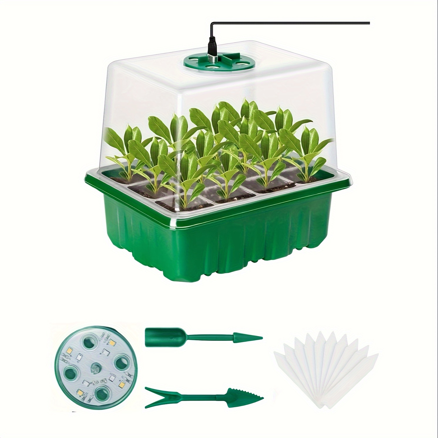Seedling Starter Kit - 1/2/3 S - Grow Light Led ulasan dan harga
