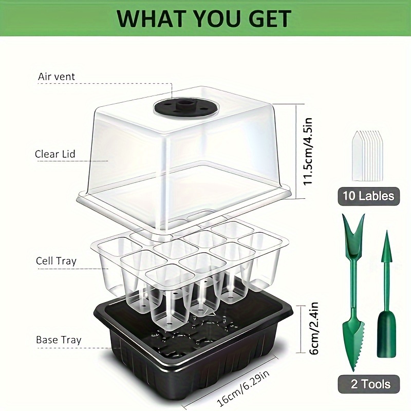 Seedling Starter Kit - 1/2/3 S - Grow Light Led ulasan dan harga