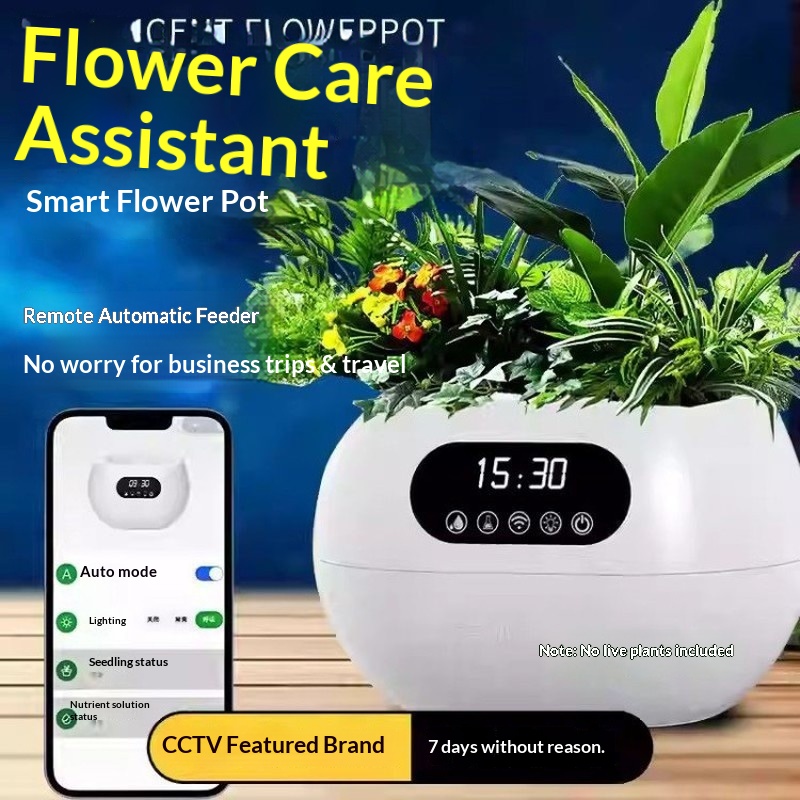 Ai Intelligent Flowerpot Autom - Automatic Watering ulasan dan harga