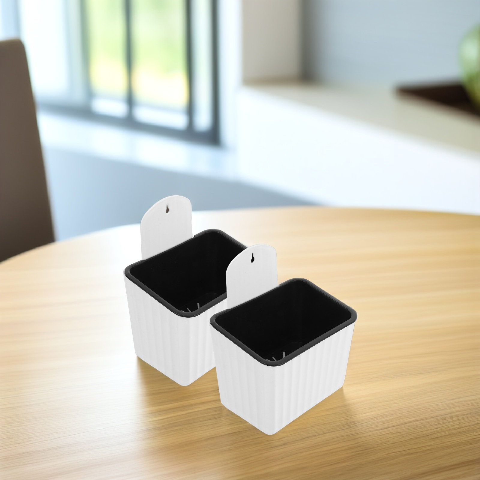 2Pcs Wall Mount Flower Pots Se - Self Watering Planter ulasan dan harga