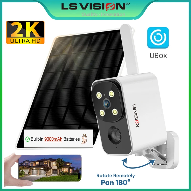 LS VISION Outdoor Solar Camera - Garden Camera ulasan dan harga