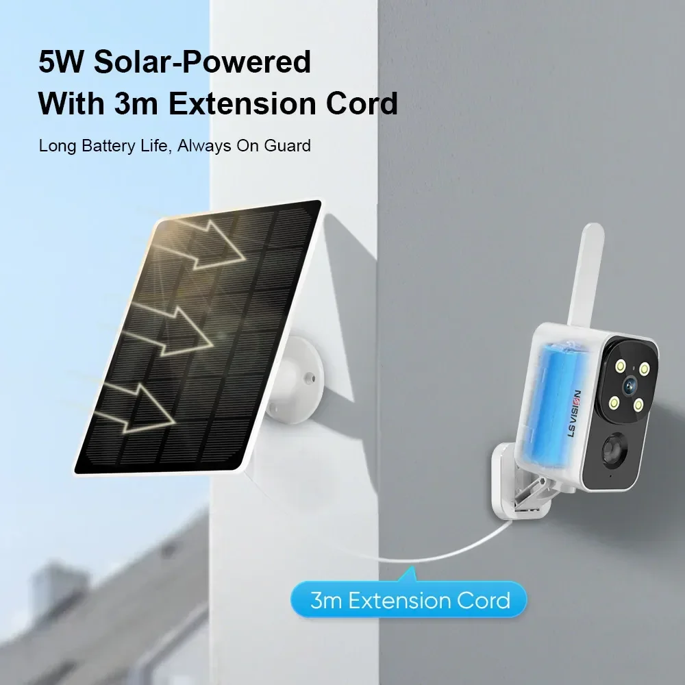 LS VISION Outdoor Solar Camera - Garden Camera ulasan dan harga