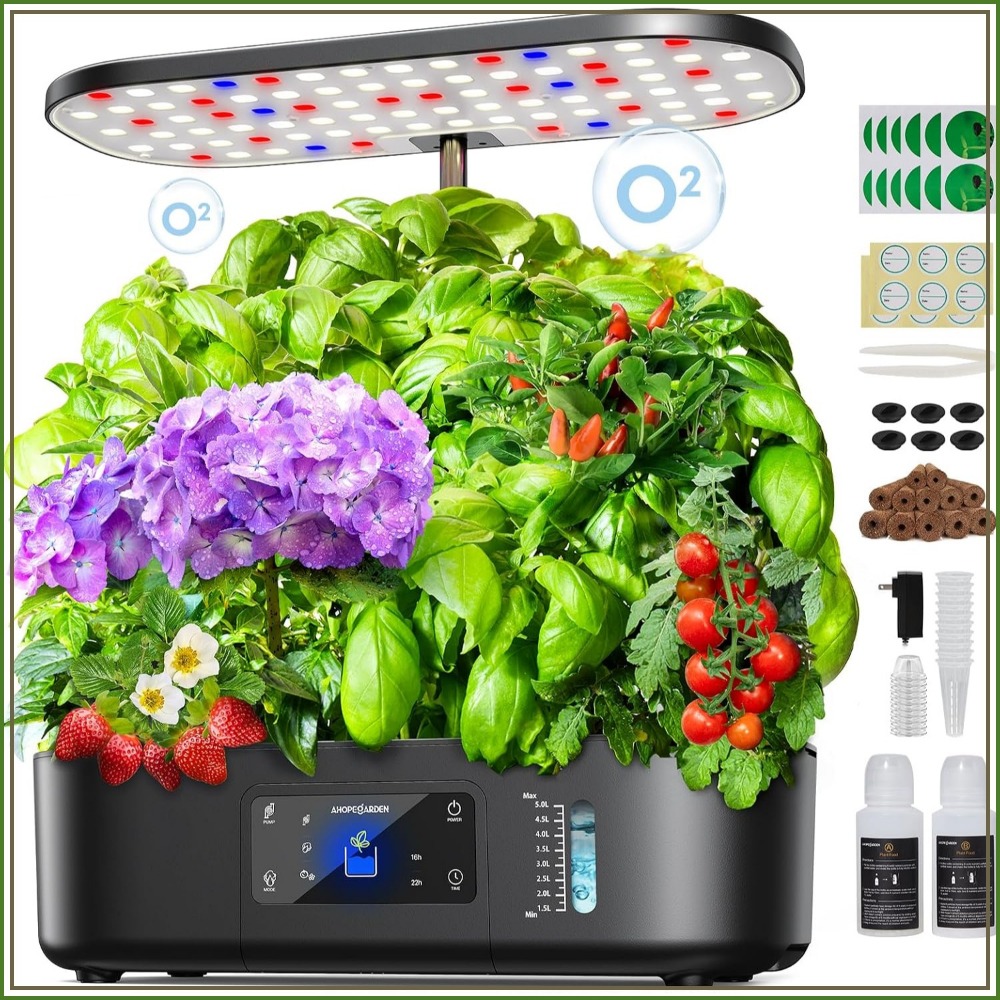 12-Pod Indoor Hydroponic Garde - Hydroponic Grow Pod ulasan dan harga