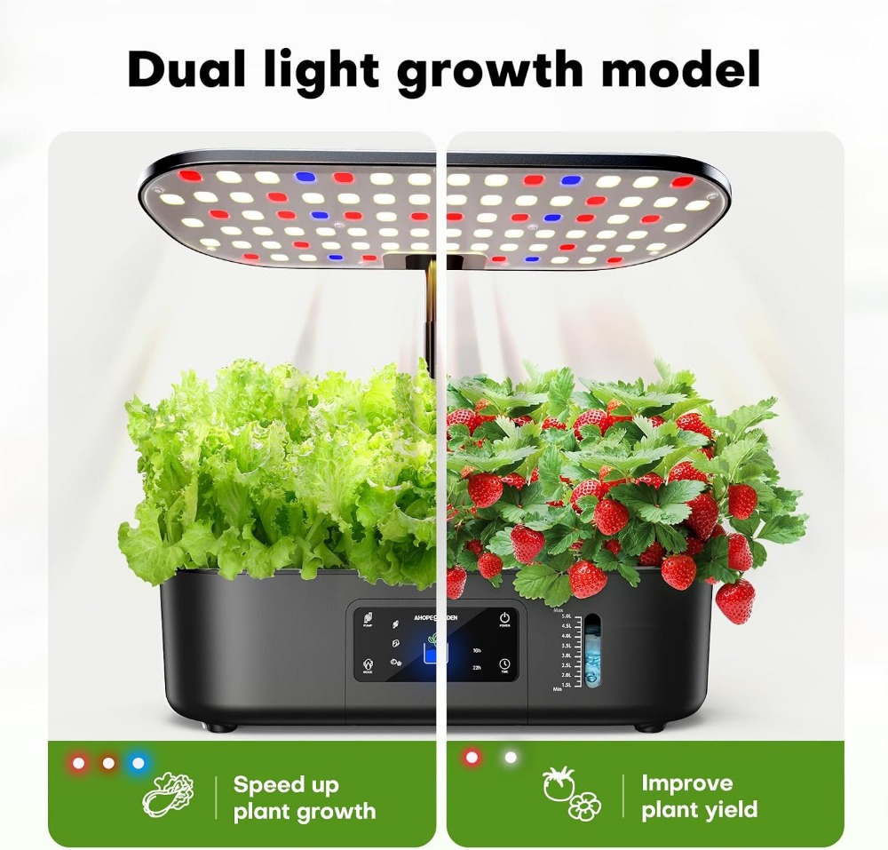 12-Pod Indoor Hydroponic Garde - Hydroponic Grow Pod ulasan dan harga