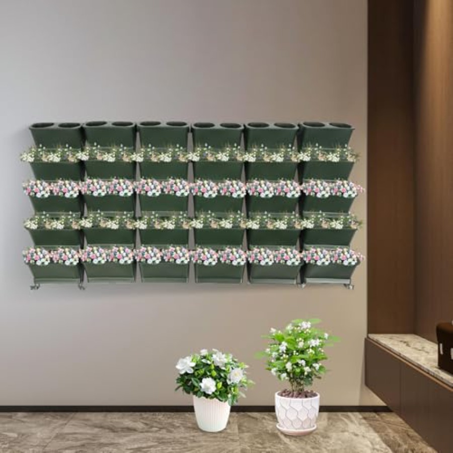 Vertical Wall Planter For Balc - Self Watering Planter ulasan dan harga
