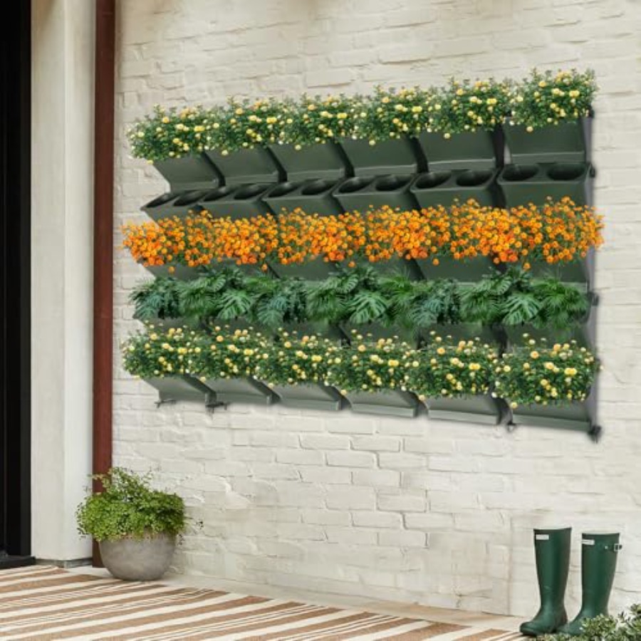 Vertical Wall Planter For Balc - Self Watering Planter ulasan dan harga