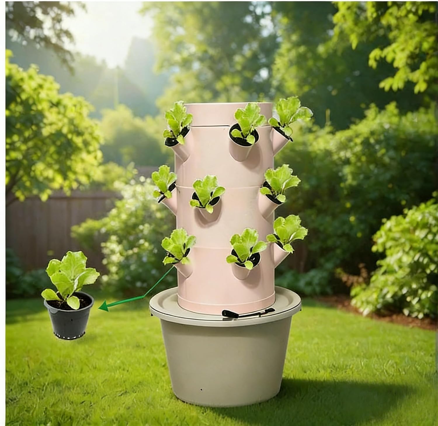 Vertical Hydroponic Growing Sy - Indoor Garden Kit ulasan dan harga